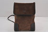 Authentic LOEWE Anagram Shoulder Cross Bag Purse Suede Leather Brown 8962J