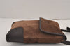 Authentic LOEWE Anagram Shoulder Cross Bag Purse Suede Leather Brown 8962J