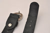 Authentic FENDI Vintage Belt Leather Size 66-76cm 26-29.9" Black 8963J