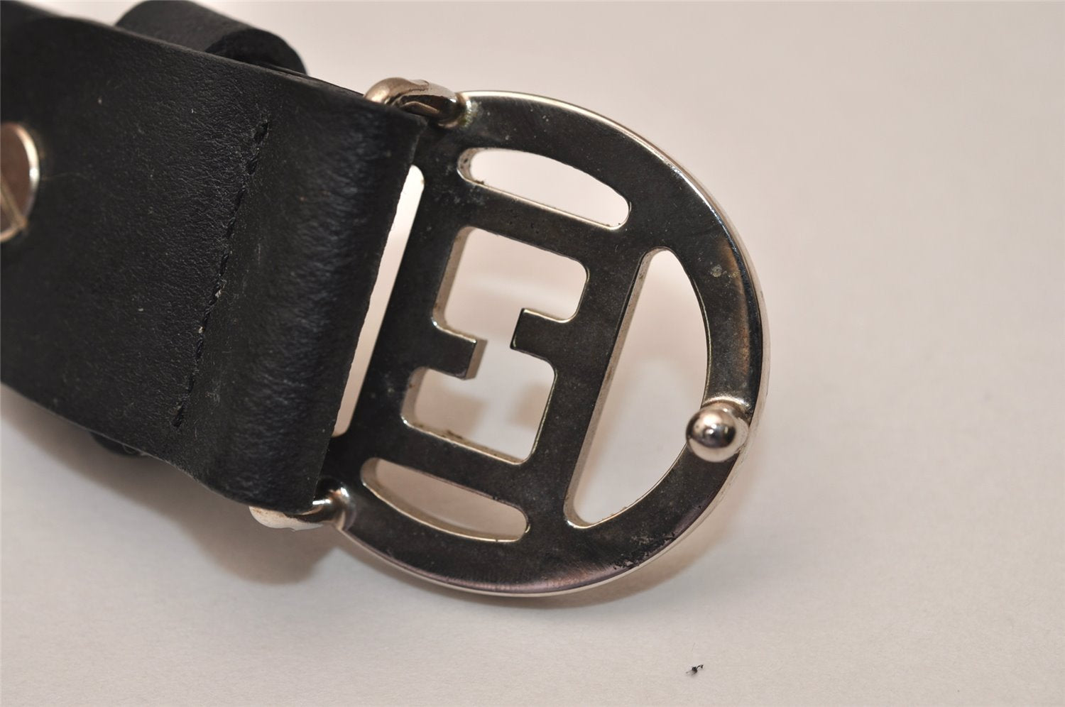 Authentic FENDI Vintage Belt Leather Size 66-76cm 26-29.9