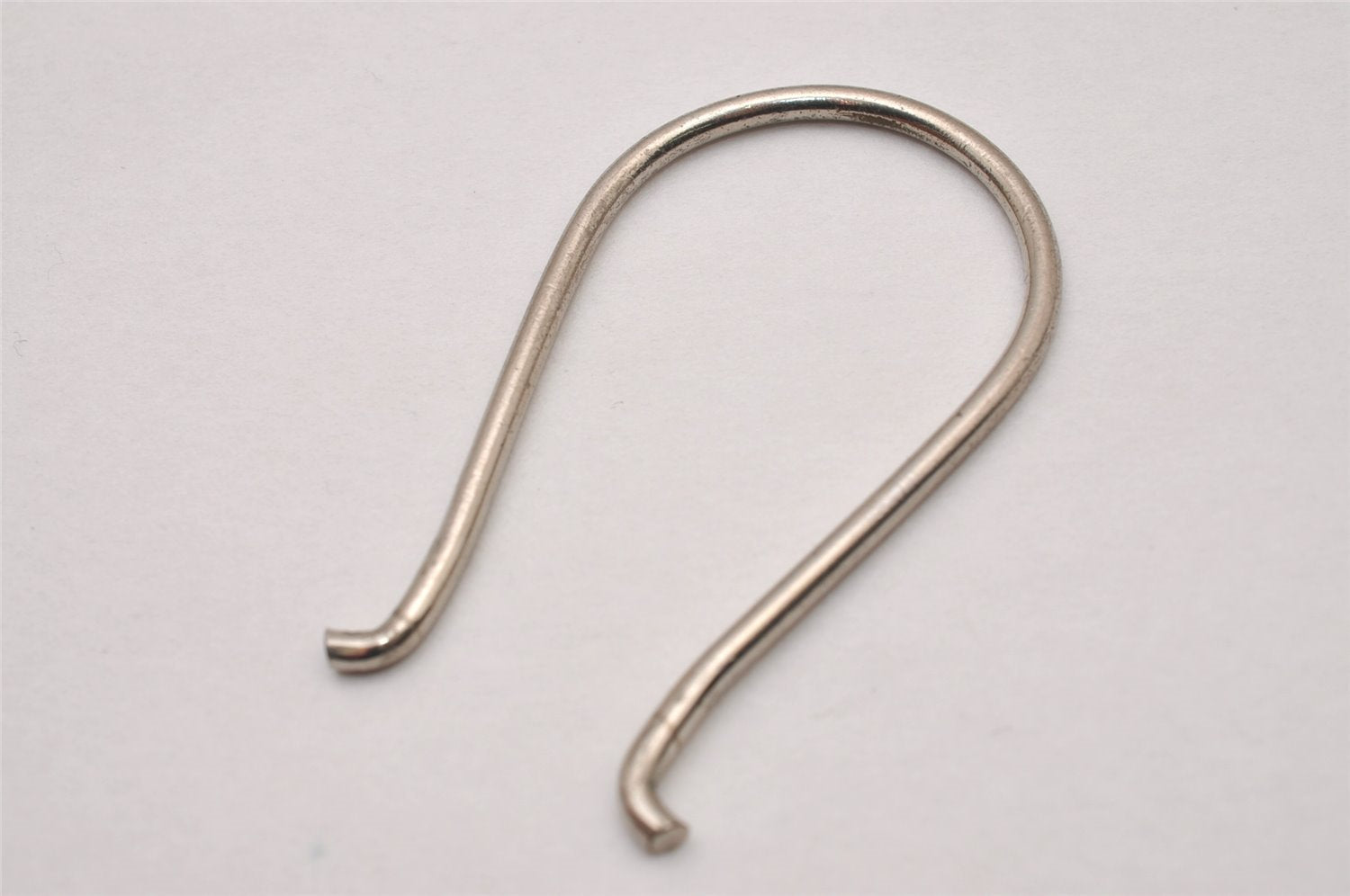 Authentic PRADA Vintage Logo Key Ring Charm M285X Silver Plating Box 8964I