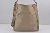 Authentic Christian Dior Trotter Ethnic Shoulder Bag Nylon Leather Beige 8964J