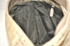 Authentic Christian Dior Trotter Ethnic Shoulder Bag Nylon Leather Beige 8964J