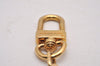 Authentic Louis Vuitton Charm Key Chain Anokre Gold M62698 LV 8966I