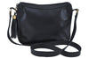 Authentic GUCCI Tassel Shoulder Cross Body Bag Purse Leather Black Junk 8967G