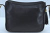 Authentic GUCCI Tassel Shoulder Cross Body Bag Purse Leather Black Junk 8967G