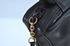 Authentic GUCCI Tassel Shoulder Cross Body Bag Purse Leather Black Junk 8967G