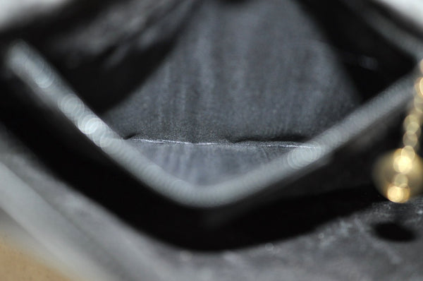 Authentic GUCCI Tassel Shoulder Cross Body Bag Purse Leather Black Junk 8967G