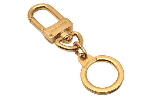 Authentic Louis Vuitton Charm Key Chain Anokre Gold M62698 LV 8967I