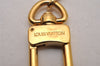 Authentic Louis Vuitton Charm Key Chain Anokre Gold M62698 LV 8967I