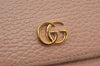 Authentic GUCCI Petite Mormont Long Wallet Purse Leather 456116 Pink Junk 8968J