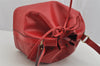 Authentic Louis Vuitton Epi Petit Noe Shoulder Drawstring Bag M44107 Red 8970J