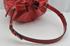 Authentic Louis Vuitton Epi Petit Noe Shoulder Drawstring Bag M44107 Red 8970J