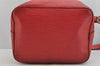 Authentic Louis Vuitton Epi Petit Noe Shoulder Drawstring Bag M44107 Red 8970J
