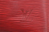 Authentic Louis Vuitton Epi Petit Noe Shoulder Drawstring Bag M44107 Red 8970J