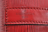 Authentic Louis Vuitton Epi Petit Noe Shoulder Drawstring Bag M44107 Red 8970J