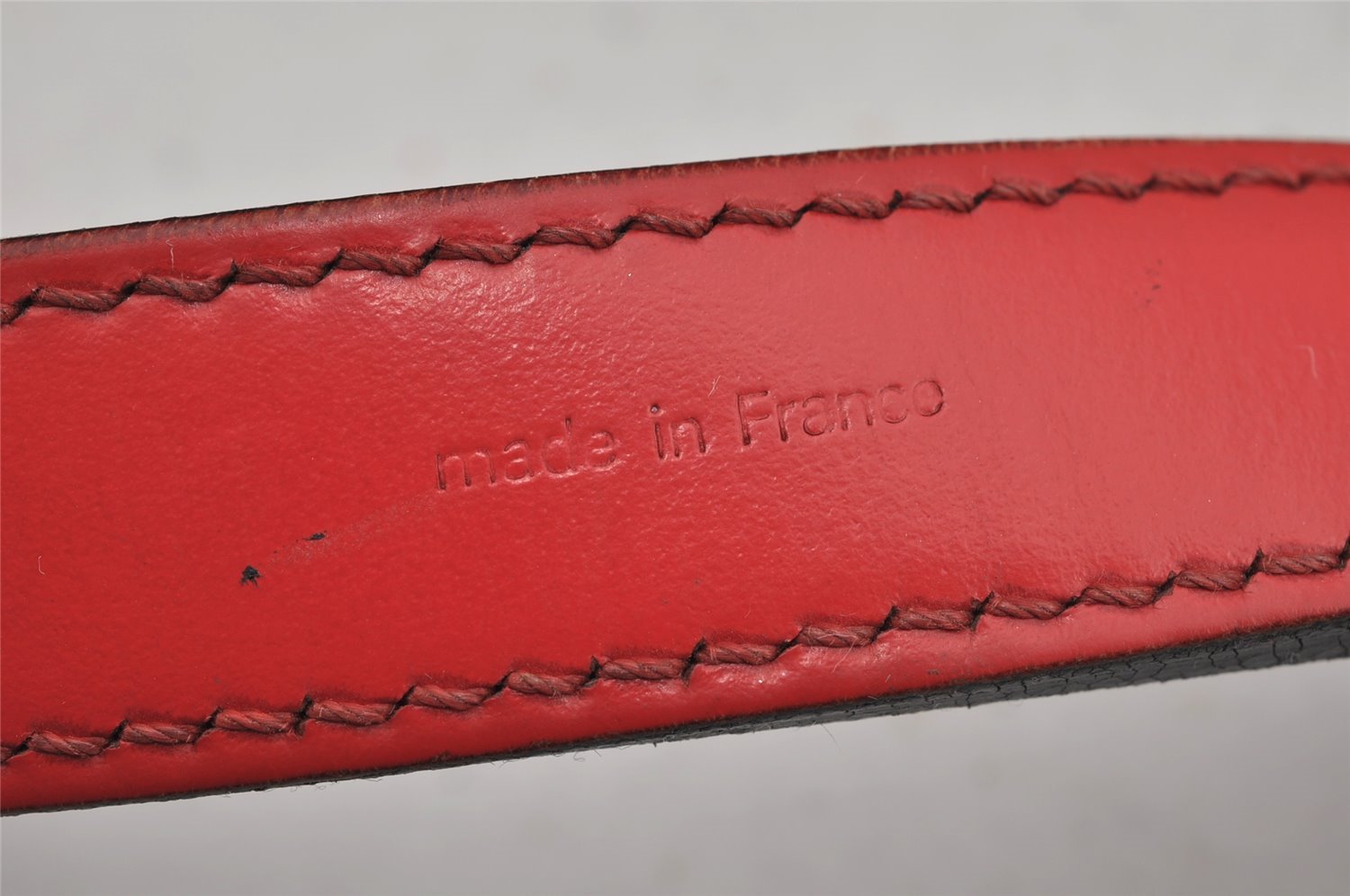 Authentic Louis Vuitton Epi Petit Noe Shoulder Drawstring Bag M44107 Red 8970J