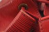 Authentic Louis Vuitton Epi Petit Noe Shoulder Drawstring Bag M44107 Red 8970J