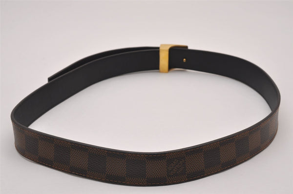 Authentic Louis Vuitton Damier Ceinture Carre Belt 85cm 33.5" M6944 LV 8971I