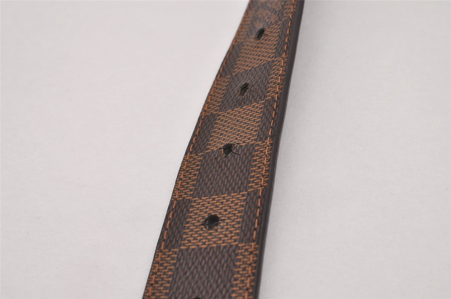 Authentic Louis Vuitton Damier Ceinture Carre Belt 85cm 33.5