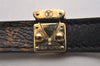 Authentic Louis Vuitton Nano Monogram Bracelet 17 Double Warp M6107 LV 8972I