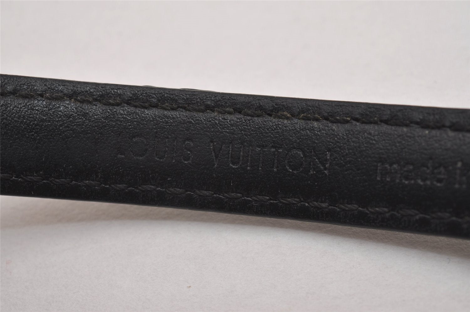 Authentic Louis Vuitton Nano Monogram Bracelet 17 Double Warp M6107 LV 8972I