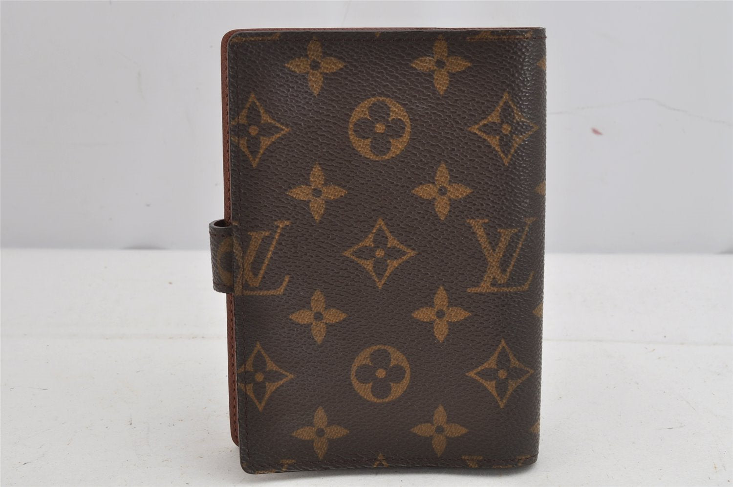Authentic Louis Vuitton Monogram Agenda PM Notebook Cover R20005 LV 8972J