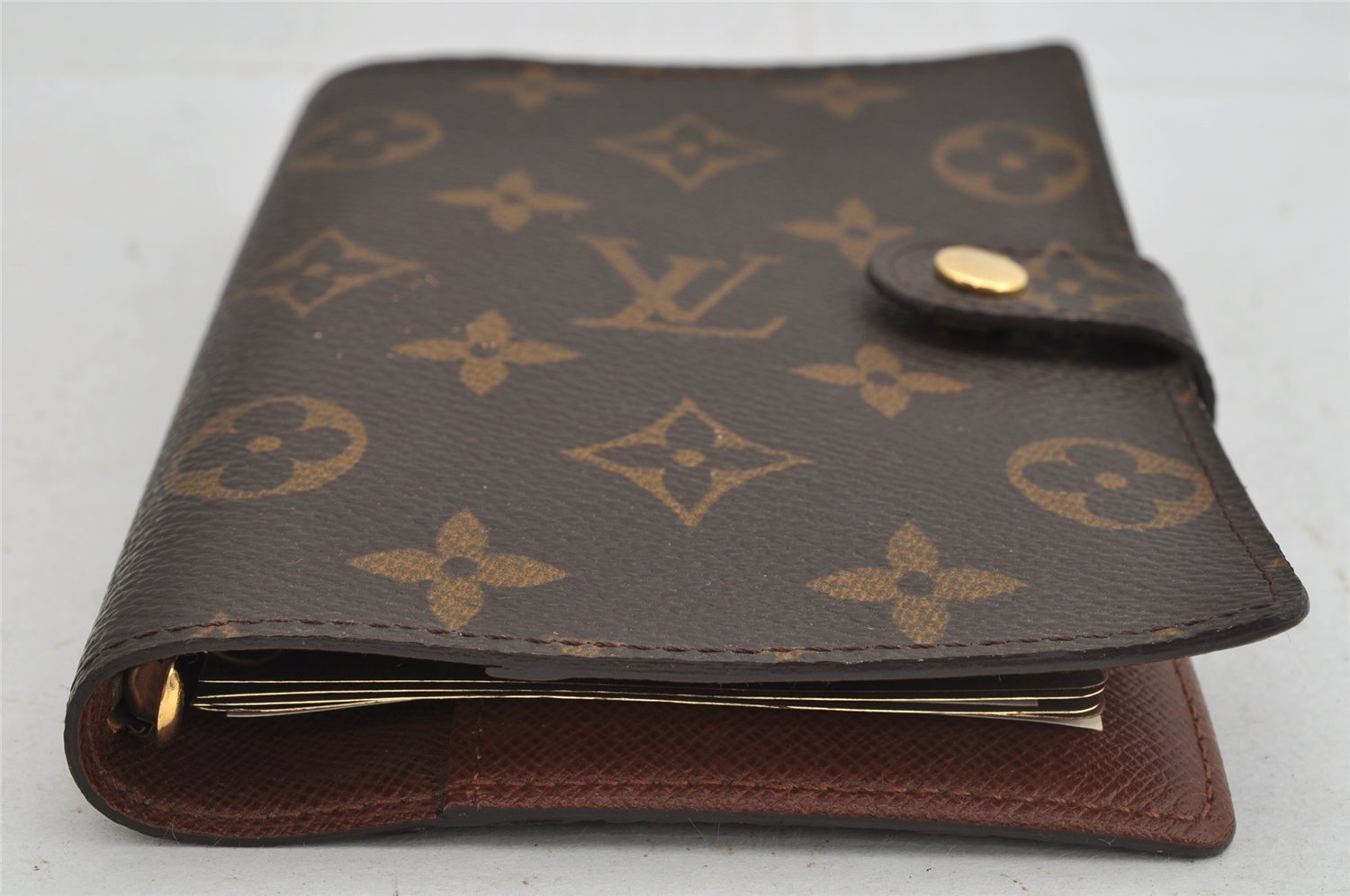 Authentic Louis Vuitton Monogram Agenda PM Notebook Cover R20005 LV 8972J