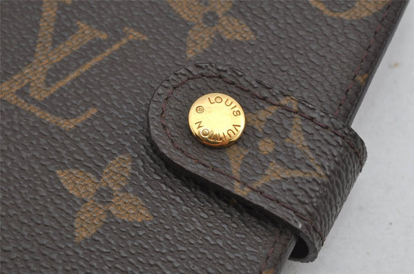 Authentic Louis Vuitton Monogram Agenda PM Notebook Cover R20005 LV 8972J