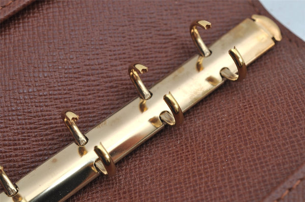 Authentic Louis Vuitton Monogram Agenda PM Notebook Cover R20005 LV 8972J