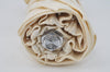 Authentic FENDI Vintage Zucchino Folding Umbrella White Cream 8975J