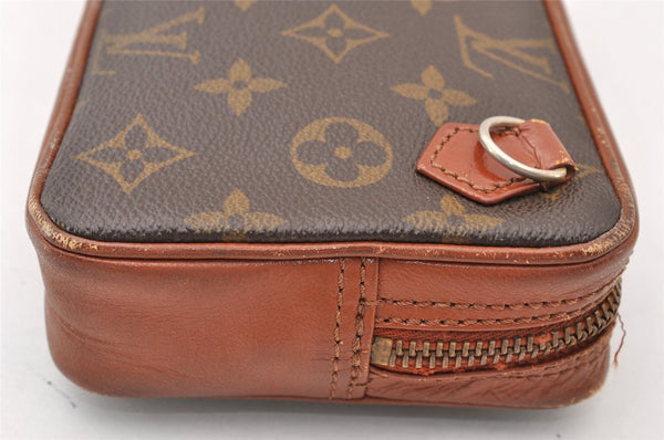 Auth Louis Vuitton Monogram Pochette Sport PM Clutch Hand Bag Old Model LV 8977I