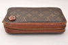 Auth Louis Vuitton Monogram Pochette Sport PM Clutch Hand Bag Old Model LV 8977I