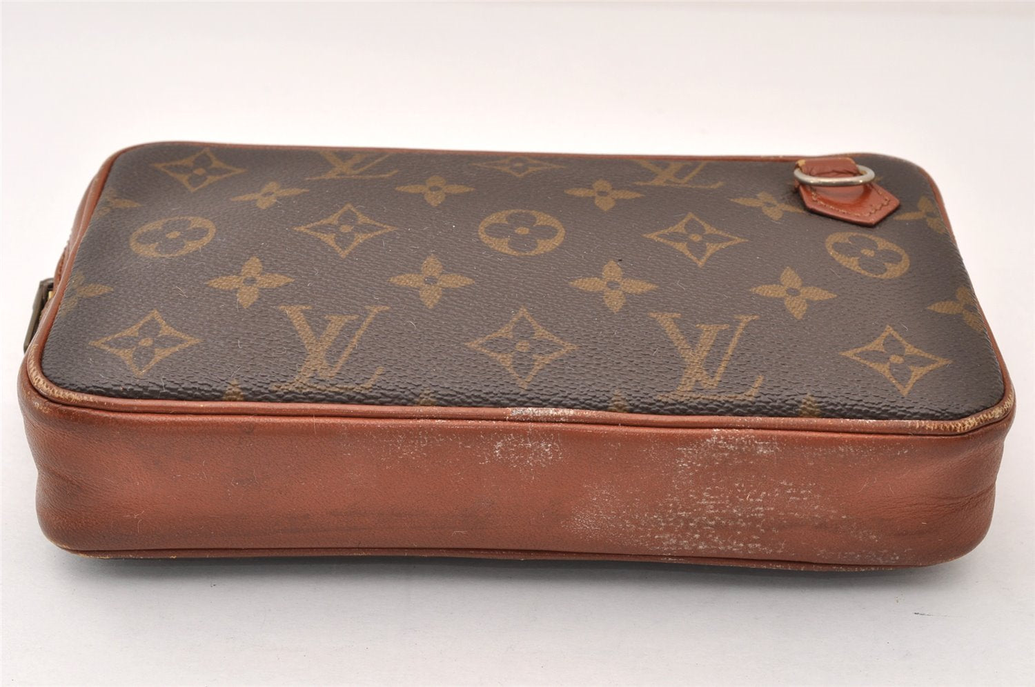 Auth Louis Vuitton Monogram Pochette Sport PM Clutch Hand Bag Old Model LV 8977I