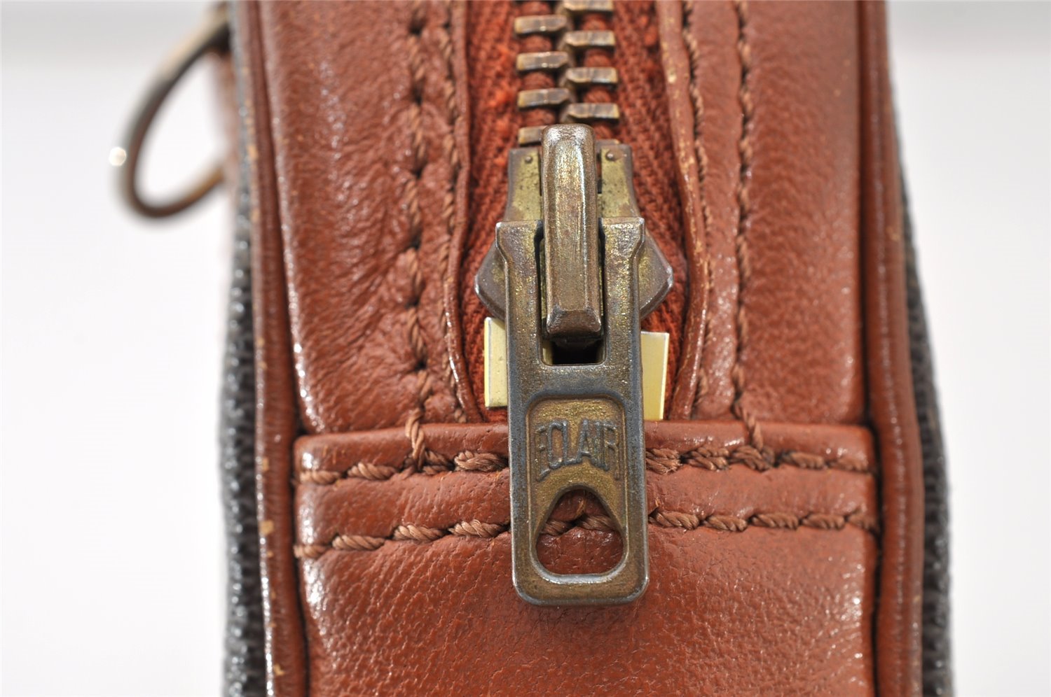 Auth Louis Vuitton Monogram Pochette Sport PM Clutch Hand Bag Old Model LV 8977I