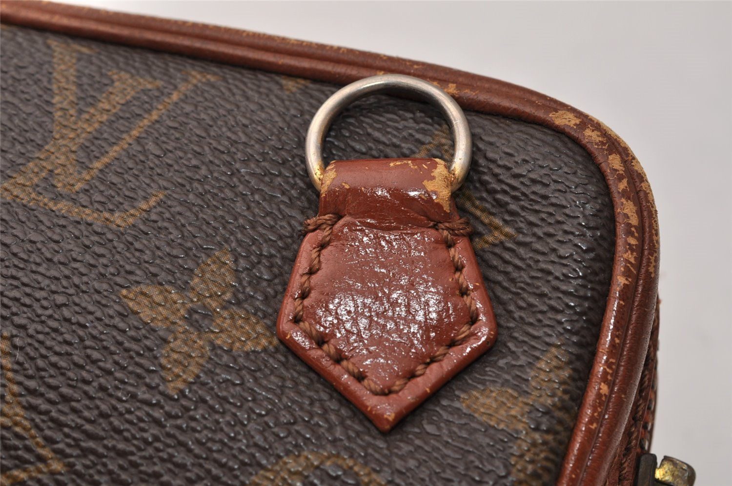 Auth Louis Vuitton Monogram Pochette Sport PM Clutch Hand Bag Old Model LV 8977I