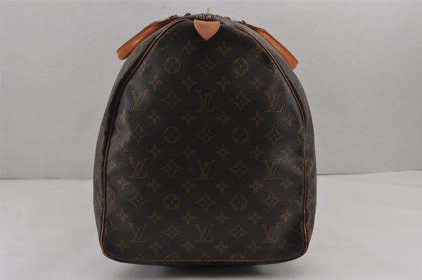 Authentic Louis Vuitton Monogram Keepall 55 Travel Boston Bag M41424 LV 8977J