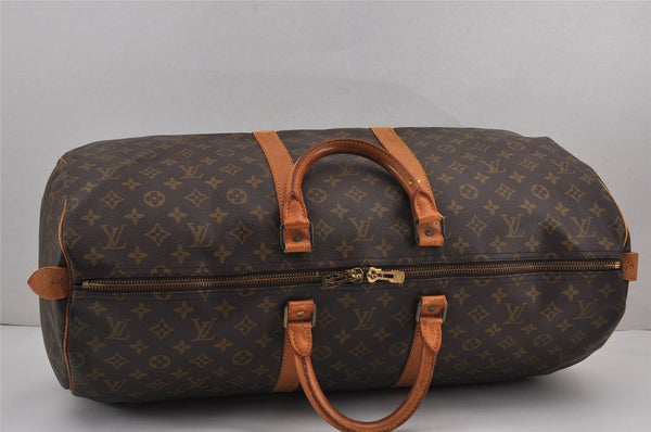 Authentic Louis Vuitton Monogram Keepall 55 Travel Boston Bag M41424 LV 8977J