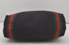Authentic GUCCI Web Sherry Line Tote Bag GG Canvas Leather 189669 Black 8978I