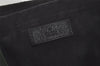 Authentic GUCCI Web Sherry Line Tote Bag GG Canvas Leather 189669 Black 8978I