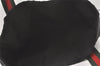Authentic GUCCI Web Sherry Line Tote Bag GG Canvas Leather 189669 Black 8978I
