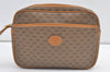 Authentic GUCCI Vintage Micro GG PVC Leather Clutch Hand Bag Purse Brown 8978J