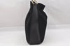 Authentic GUCCI Bamboo Shoulder Hand Bag Suede Leather Black Junk 8981I