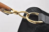 Authentic GUCCI Bamboo Shoulder Hand Bag Suede Leather Black Junk 8981I