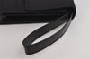 Authentic GUCCI Vintage Clutch Hand Bag Purse Nylon Leather 0181600 Black 8982I