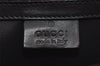Authentic GUCCI Vintage Clutch Hand Bag Purse Nylon Leather 0181600 Black 8982I