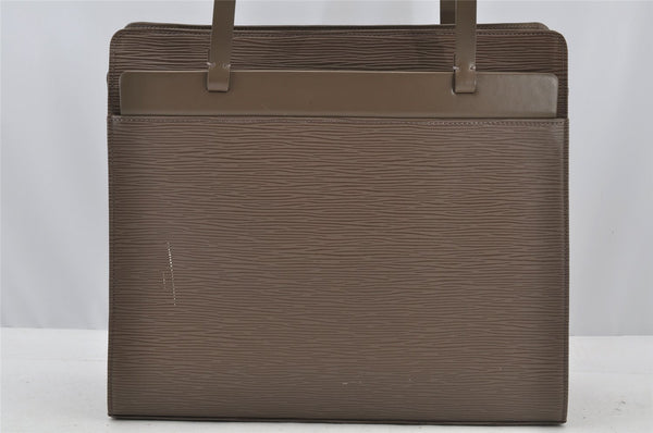 Authentic Louis Vuitton Epi Croisette PM Shoulder Tote Bag Gray M5249C LV 8983I