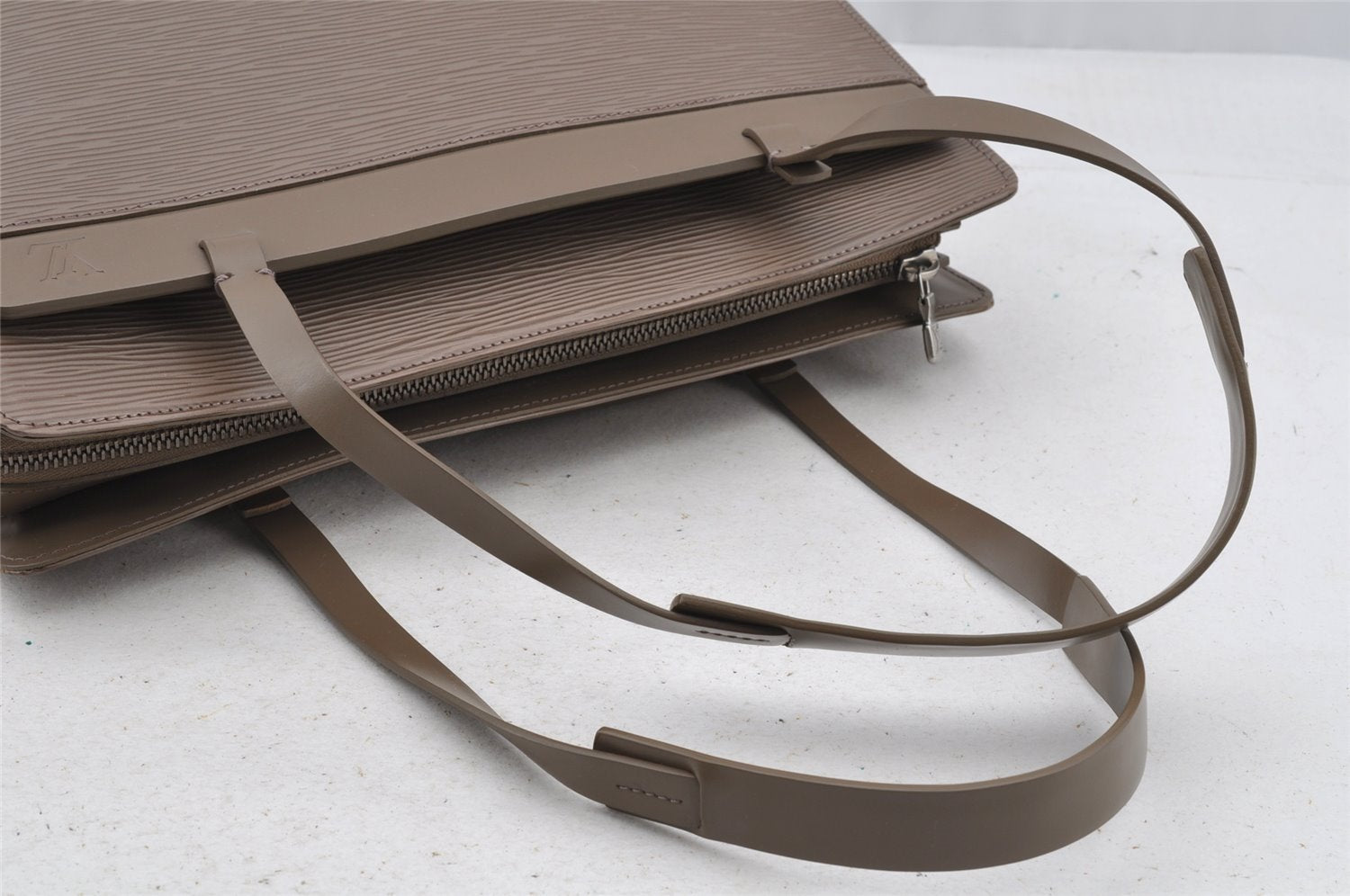 Authentic Louis Vuitton Epi Croisette PM Shoulder Tote Bag Gray M5249C LV 8983I