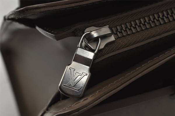 Authentic Louis Vuitton Epi Croisette PM Shoulder Tote Bag Gray M5249C LV 8983I