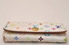 Auth Louis Vuitton Monogram Multicolor Multicles 4 Key Case M60043 White 8983J